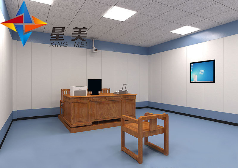 抗擊20萬次！司法機構(gòu)指定談話室防撞軟包材料技術(shù)